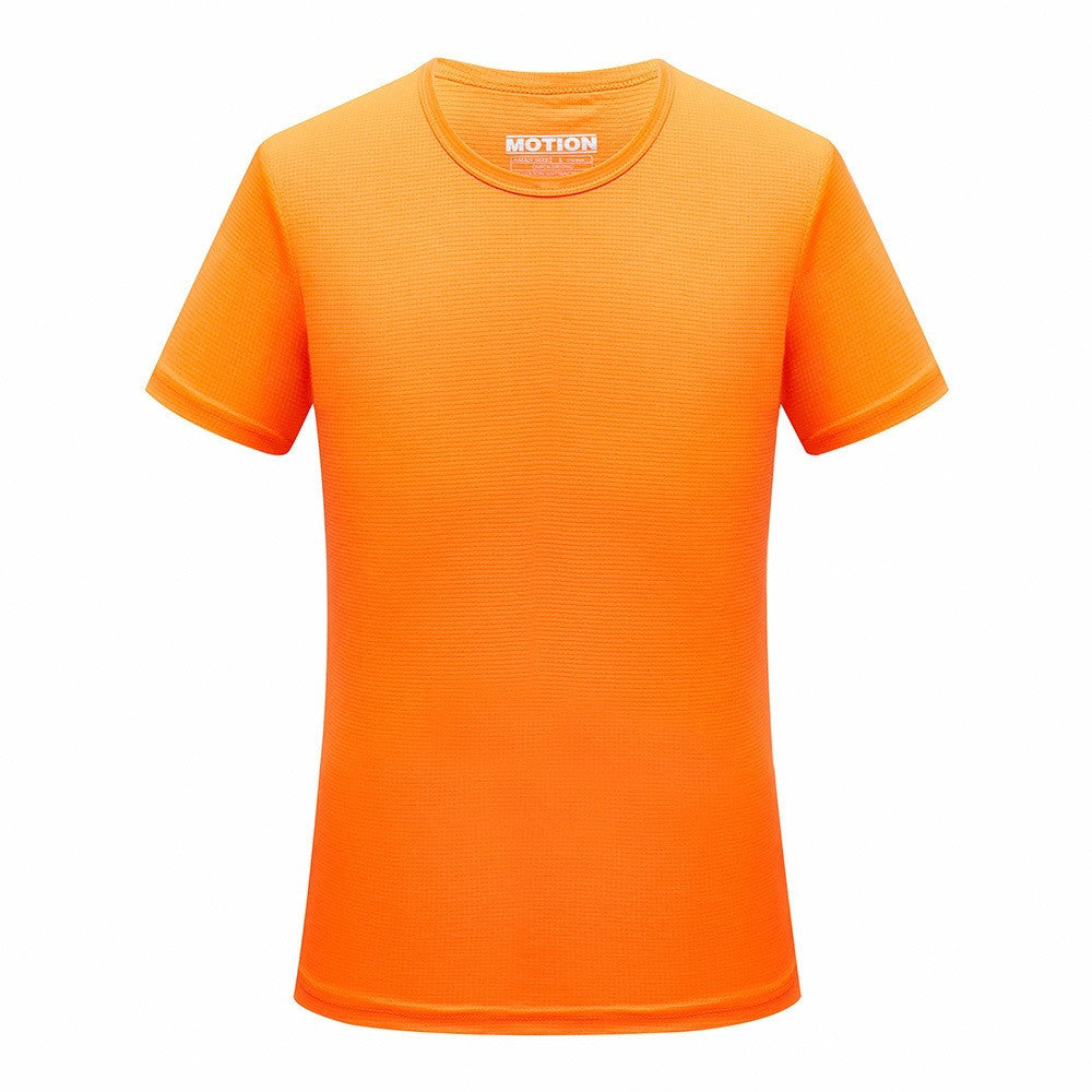 Men Quick Dry T Shirt Running Slim Fit Top Tees Solid Shirts