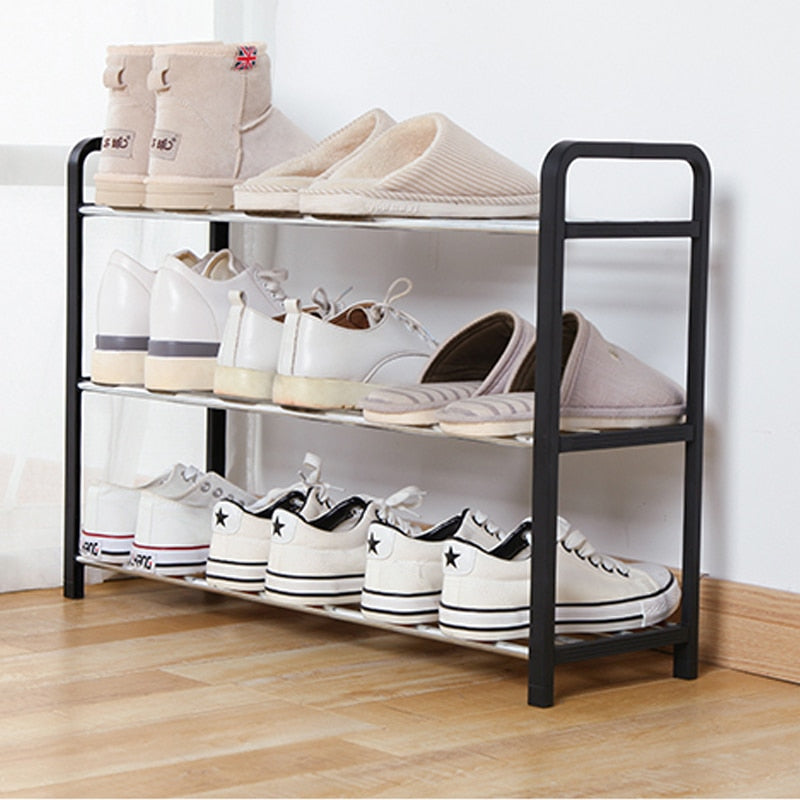 Non-woven shoe storage rack, hall closet, adjustable storage rack, removable storage rack shoe door, DIY, easy to install