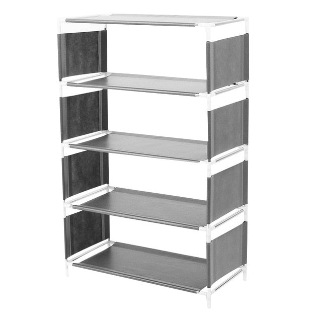 Non-woven shoe storage rack, hall closet, adjustable storage rack, removable storage rack shoe door, DIY, easy to install