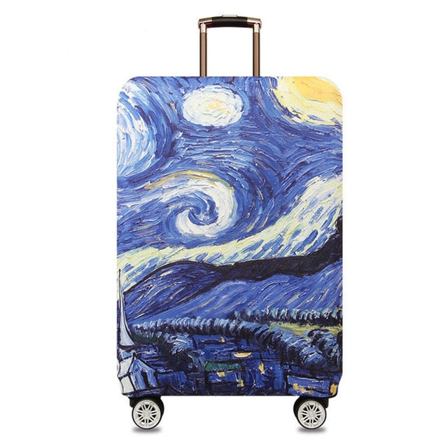 Thicker Travel Luggage Protective Cover Suitcase Case Cover Travel Accessories Elastic Luggage Cover Apply to 18-32inch Suitcase