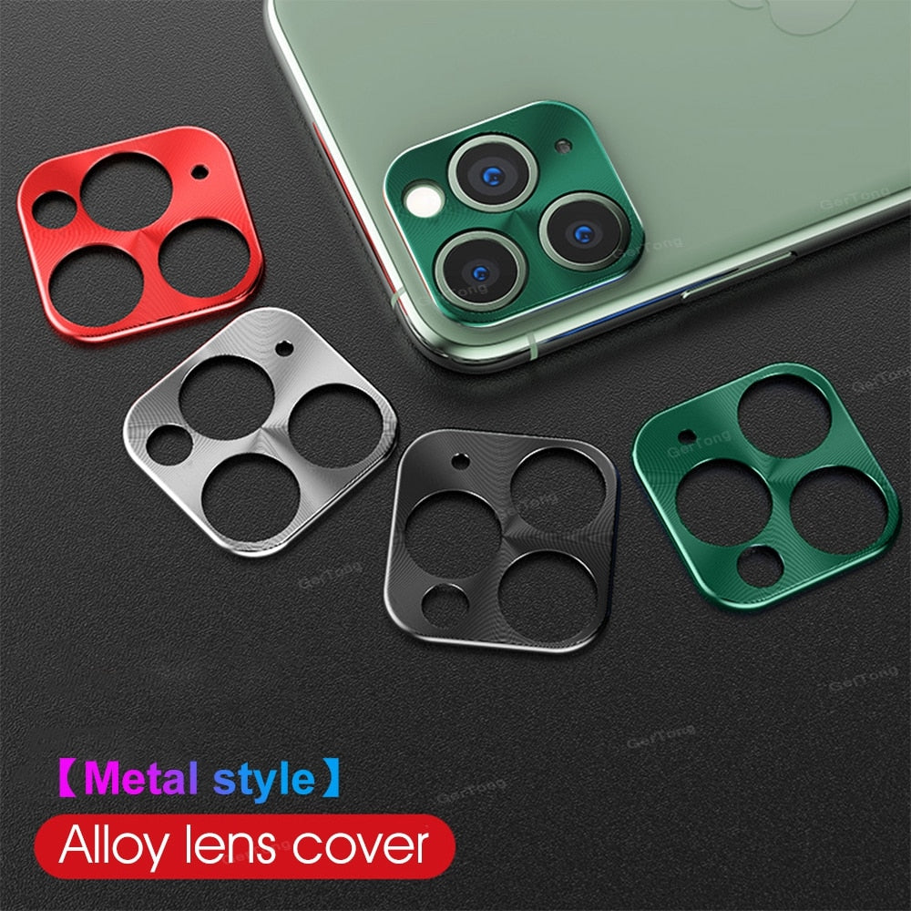 Camera Lens Protector For iPhone 11 12 Pro Max Ring Plating Aluminum  Camera Case For iPhone 11 Pro Max 12 Cover Ring Protection