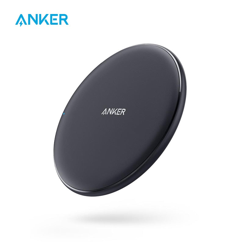 Anker Wireless Charger, PowerWave Pad Qi-Certified 10W Max for iPhone SE (2020), 11 series, AirPods,  (No AC Adapter)