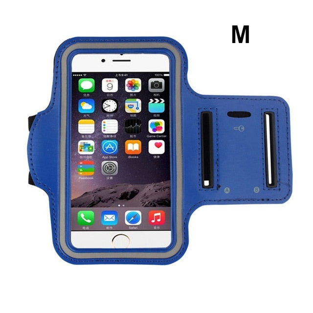 5 - 7inch Outdoor Sports Phone Holder Armband Case for Samsung Gym Running Phone Bag Arm Band Case for iPhone 12 Pro Max 11 x 7+