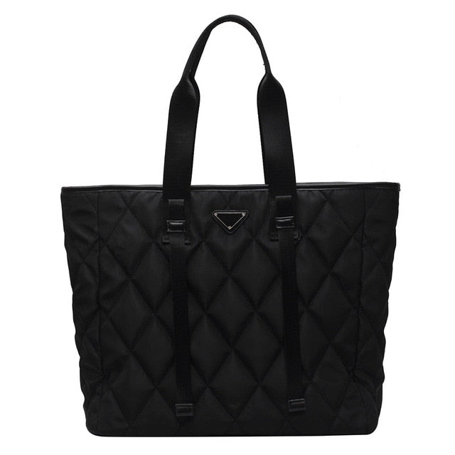 Brand Designer Women's Tote Bags 2020 Autumn Winter New Lady Shoulder Bag High Quality Nylon Handbags Large Capacity Shopper Bag