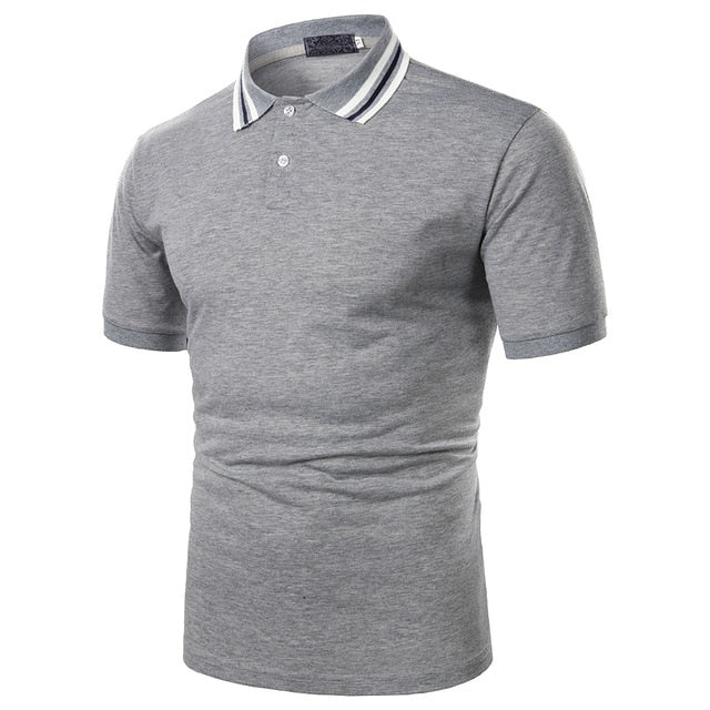 Men Polo Men Shirt Short Sleeve Polo Shirt Contrast Color Polo New Clothing Summer Streetwear Casual Fashion Men tops