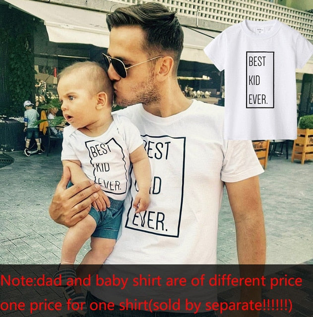 Father and Son Best Friends for Life Family Matching Family Look T Shirt Baby Dad Matching Clothes Father and Son Matching