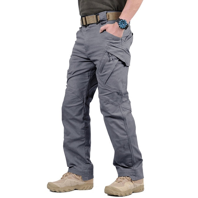 Military Tactical Pants Men Multi-pocket SWAT Combat Army Trousers Male IX9 Waterproof Wear Resistant Cargo Joggers Big Size 5XL