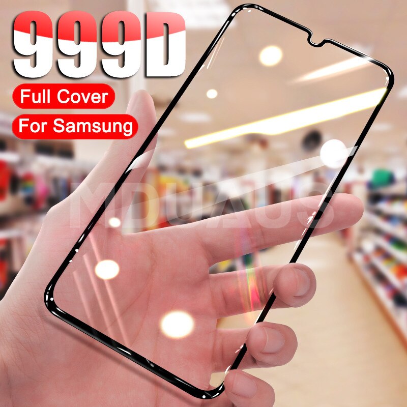 999D Tempered Glass For Samsung Galaxy A10 A30 A50 A70 Screen Protector Glass Samsung A20E A10S A20S A30S A40S A50S 70S Glass