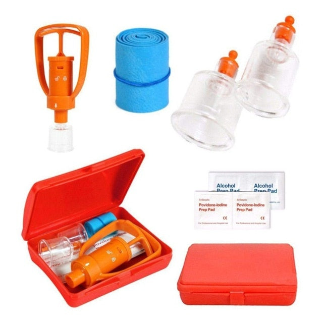 Outdoor Camping Survivor Venom Extractor Kit Safe First Aid Kit Safety Venom Protector for Snake bees Bite *