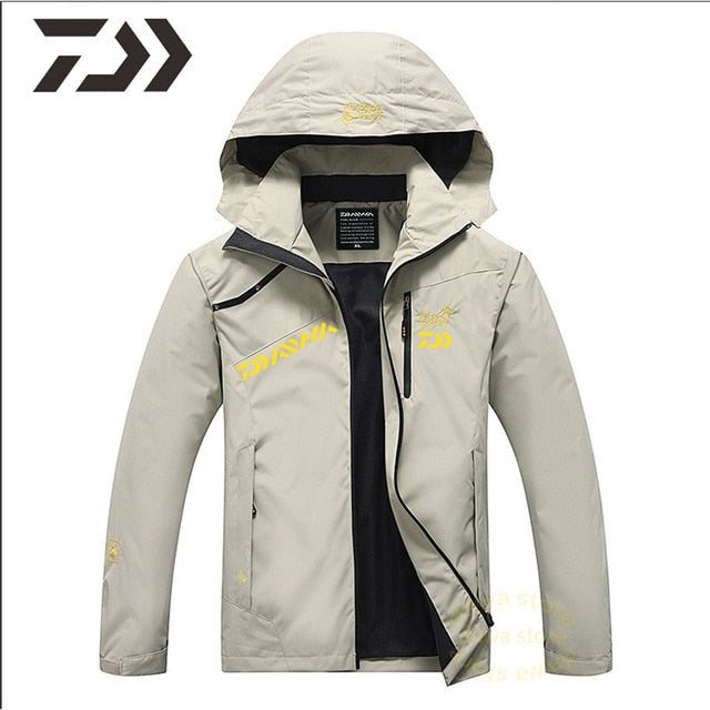 Fishing Suit Men Spring Autumn Thin Fishing Clothing Hooded Sports Hiking Fishing Jacket Outdoor Clothes Fishing Wear