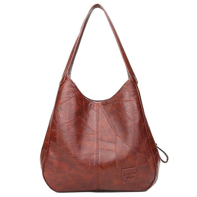 ACELURE  High Capcaity Soft PU Leather Vintage Women Hand Bag Totes Designers Luxury Women Shoulder Bags Female Top-handle Bags