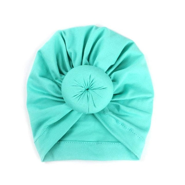 2020 Baby cotton blends Headband Soft Rabbit Bowknot Turban Hair Bands for Children Girls Elastic Headwrap Children Baby Turban