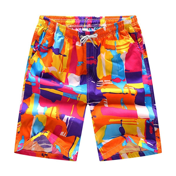 2021 Summer Men Board Shorts Breathable Quick Dry Beach Shorts Fashion Print Men Swiming Shorts Swimsuits Custom Shorts 4XL