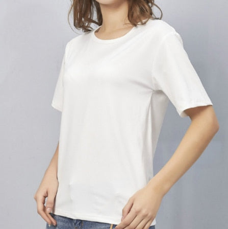 Harajuku Heart Print T Shirt Women Short Sleeve O Neck Loose Tshirt 2020 Summer Tee Tops Short Sleeve Female Camisetas Mujer