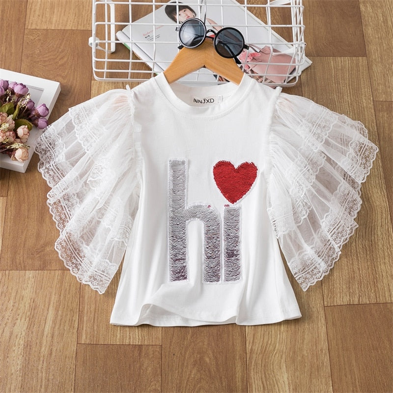 New Brand Girls Animal Print T shirt Unisex Unicornio Tee Clothes Children Cartoon Top For 3 4 5 6 7 8 Years Kids Birthday Wear