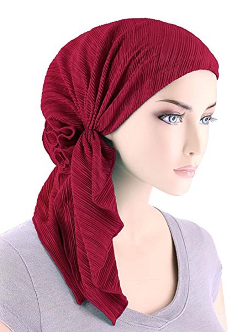 New Fashion Muslim Woman Inner Hijabs Hats Turban Head Cap Hat Beanie Ladies Hair Accessories Muslim Scarf Cap Hair Loss